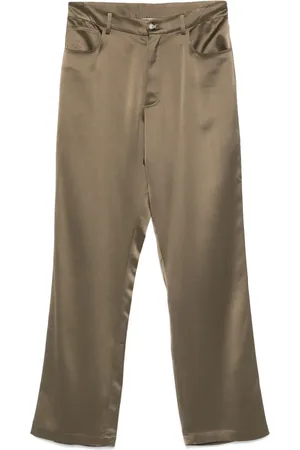 Nanushka Pantalones de satén