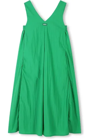 DKNY Vestido midi con aplique del logo