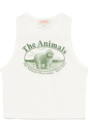 The Animals Observatory Top con logo estampado