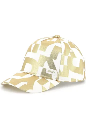 DKNY Gorra con estampado metalizado