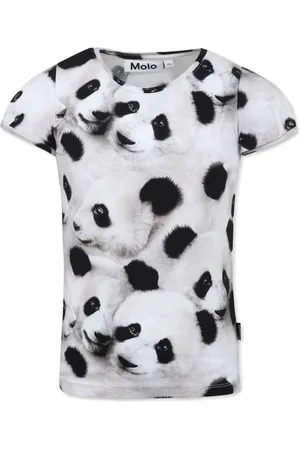 Molo Playera con panda gigante estampado