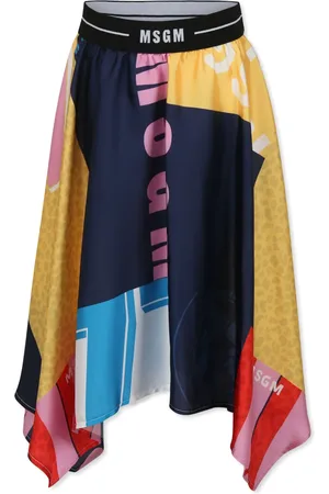 Msgm Falda con logo estampado