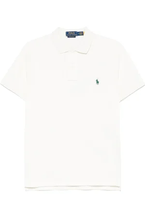 Ralph Lauren Playera tipo polo con logo bordado