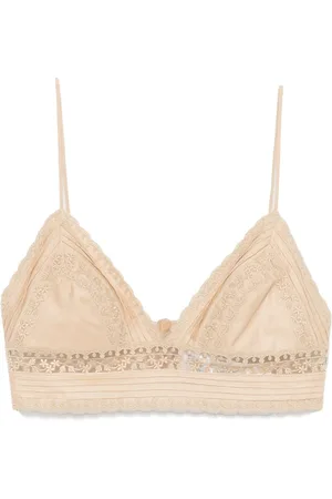 ERMANNO SCERVINO Camiseta con detalle de encaje