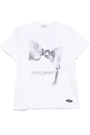 SJYP Playera con moño estampado