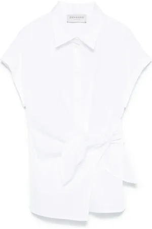 Ermanno Firenze Camisa con detalle de nudo