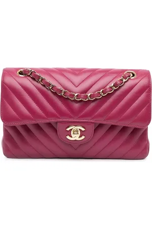 CHANEL Bolsa de hombro Small Classic Chevron Lambskin Double Flap 2018-2019