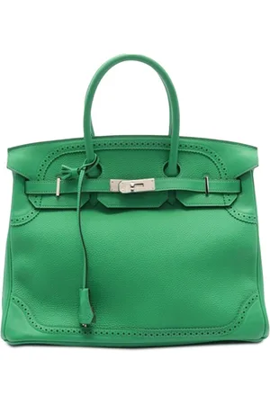 Hermès Tote Togo and Swift Ghillies Birkin Retourne 35 2015