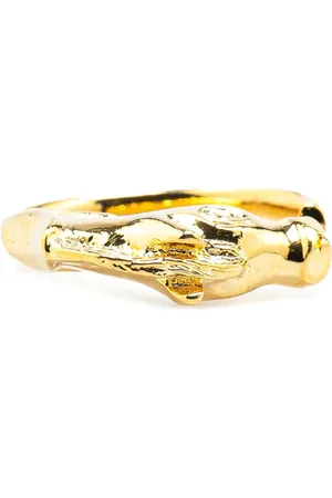 Hermès Anillo 20th Century Gold Plated Cheval Horse Ring