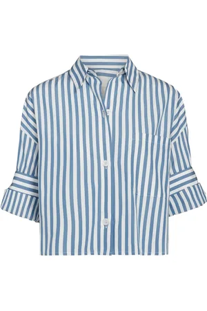 TWP Camisa con rayas estampadas