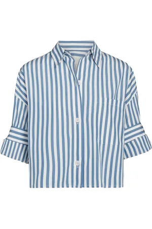 TWP Camisa con rayas estampadas