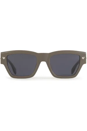 Alexander McQueen Lentes de sol con armazón cuadrada