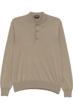 Tom Ford Playera tipo polo de tejido fino