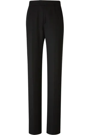 Alexander McQueen Pantalones con ribete satinado