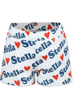 Stella McCartney Shorts con logo estampado