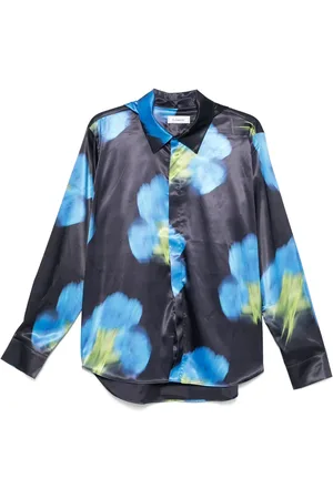 FLÂNEUR Camisa con capucha y estampado floral