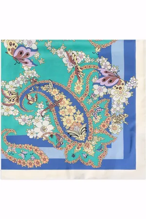 Etro Mascada con estampado floral
