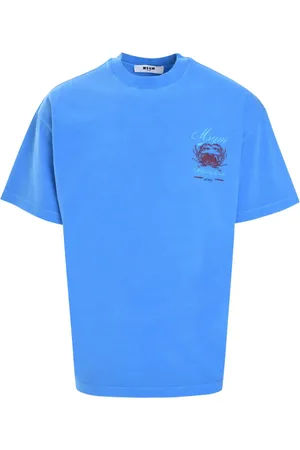 Msgm Playera con logo estampado