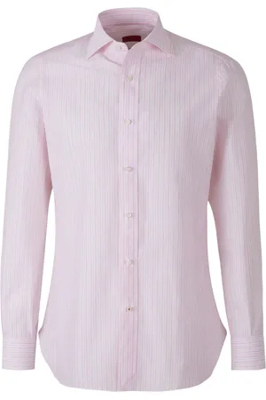 ISAIA Camisa con rayas estampadas