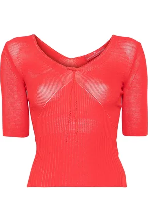 ERMANNO SCERVINO Top con cuello en V