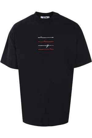 Msgm Playera con logo estampado