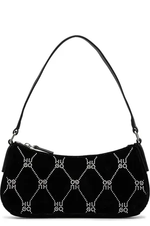 HUGO BOSS Bolsa de terciopelo con detalles de strass