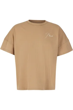 Rhude Playera de algodón con logo