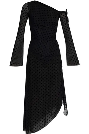 MISBHV Vestido midi con logo afelpado