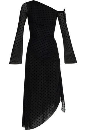 MISBHV Vestido midi con logo afelpado