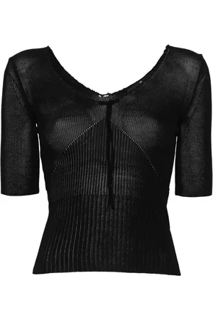 ERMANNO SCERVINO Top con cuello en V