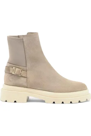 santoni Botines de gamuza con tacón de 40mm