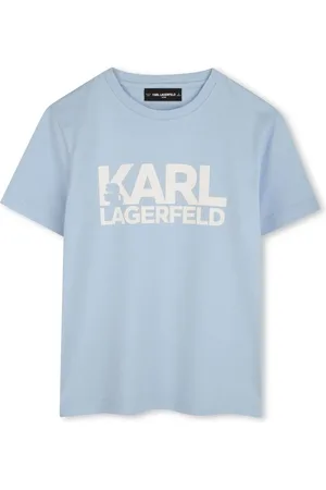 Karl Lagerfeld Playera con logo estampado