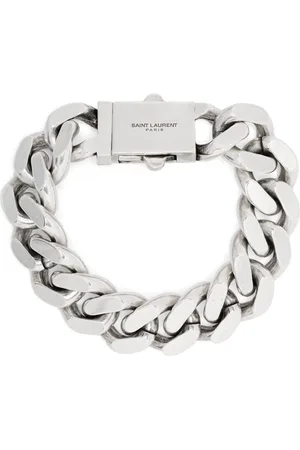Saint Laurent Pulsera de cadena barbada