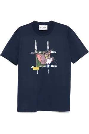 Iceberg Playera con motivo estampado