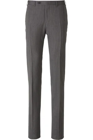 CANALI Pantalones de vestir con rayas estampadas