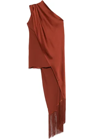 ‎Taller Marmo‎ Vestido corto con panel drapeado