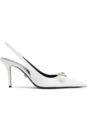 VERSACE Zapatillas Gianni Ribbon con tacón de 85mm