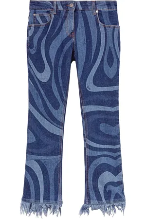 Puccini Jeans con estampado Marmo