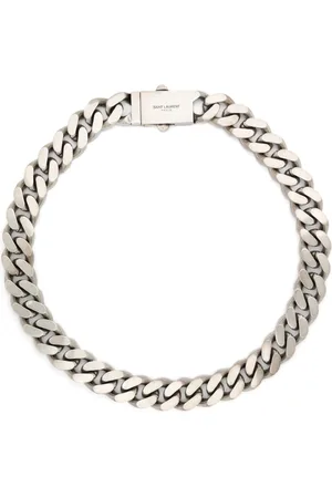 Saint Laurent Collar de cadena tipo cable
