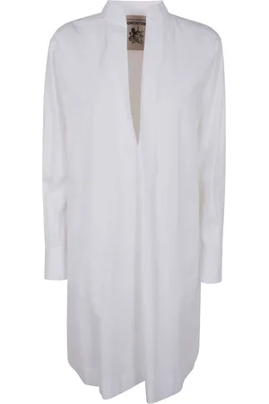 SEMICOUTURE Vestido midi manga larga