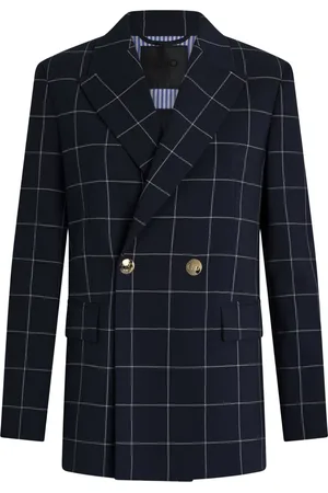 Liu Jo Blazer con doble botonadura y motivo de cuadros