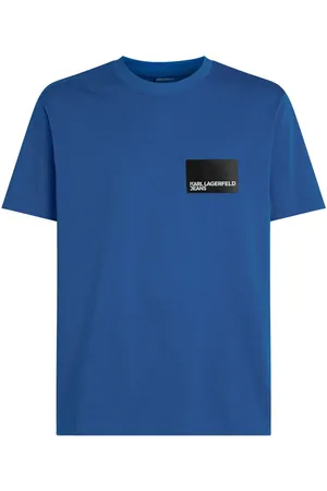 Karl Lagerfeld Playera con logo estampado