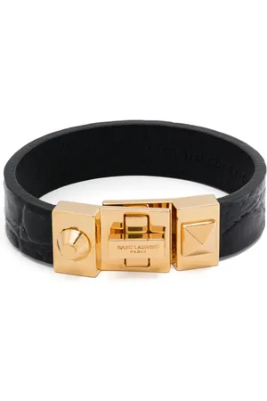 Saint Laurent Pulsera con cierre giratorio