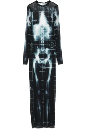 Jean Paul Gaultier Vestido largo Squeletor