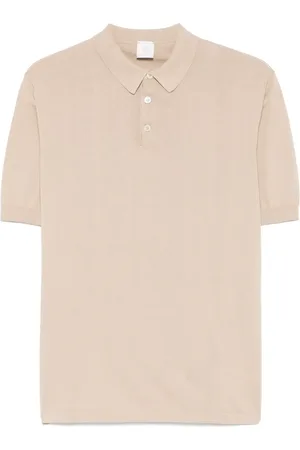ELEVENTY Playera tipo polo de tejido fino