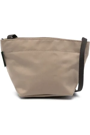 Hervè Chapelier Bolsa crossbody con cierre y etiqueta del logo