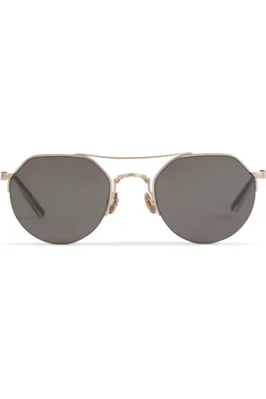 MATSUDA Lentes de sol con armazón redonda