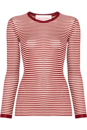 VALENTINO GARAVANI Playera con motivo de rayas
