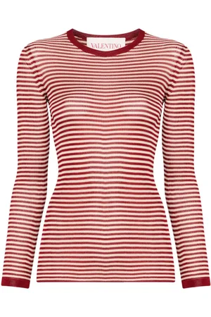 VALENTINO GARAVANI Playera con motivo de rayas