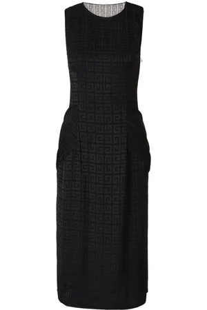 Givenchy Vestido drapeado en jacquard